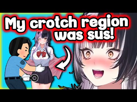 Shiori got a full body pat down at the airport【Shiori Novella / HololiveEN】