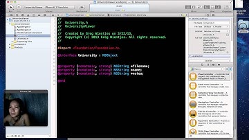 9-3 UniversityViewer Custom Class http://iPhoneYo.com - iPhone Programming Screencasts