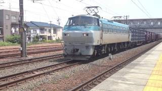 東海道貨物列車1252レ 牽引機:EF66 107