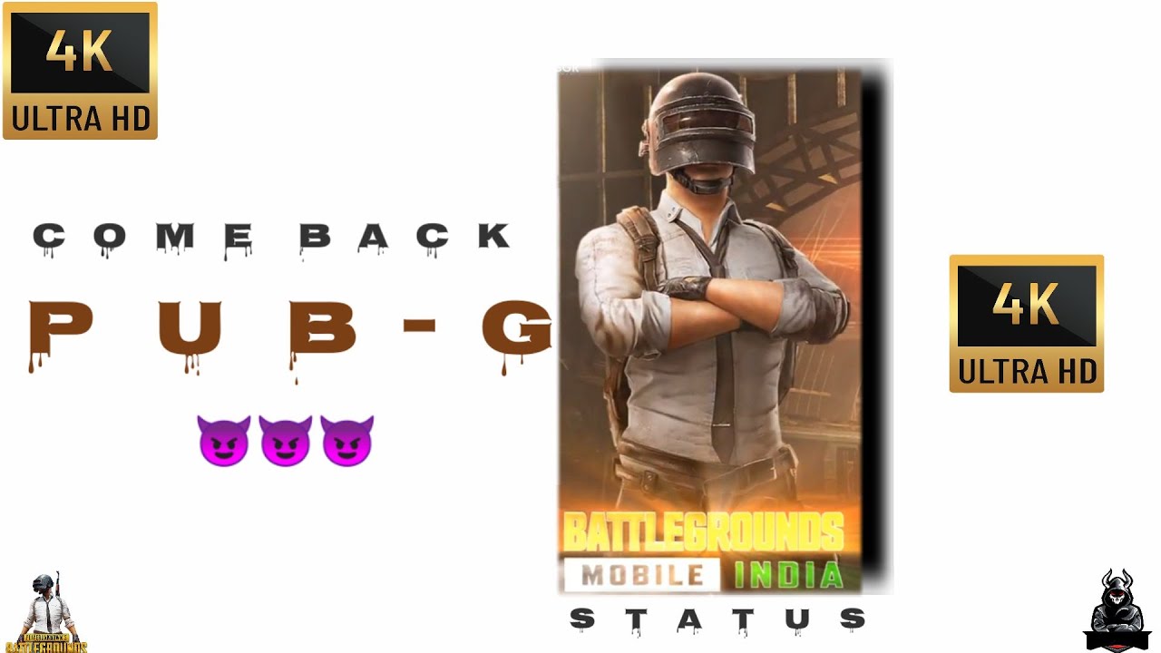 Pubg Lover 4k Full Screen Status Battlegrounds Mobile India Shorts Pubg Pubgmobile Youtube