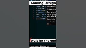 Graphic Design 😯 by python turtle || Python tutorial || python programming|| python project