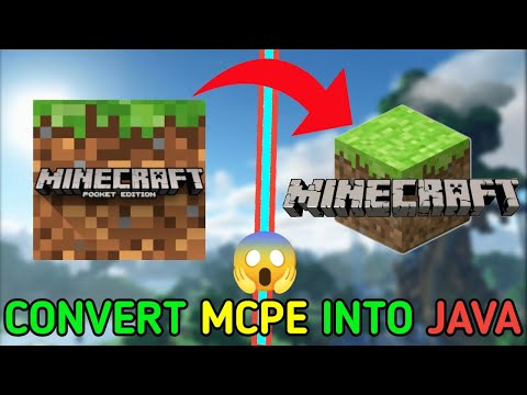 Convert your MCPE into MINECRAFT JAVA EDITION | 1.19.51 latest version