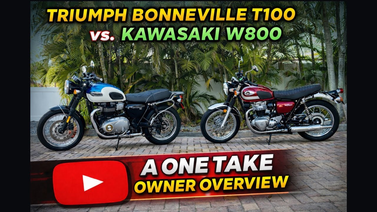 Triumph Bonneville vs. Kawasaki W800 - A One Take Owner Overview