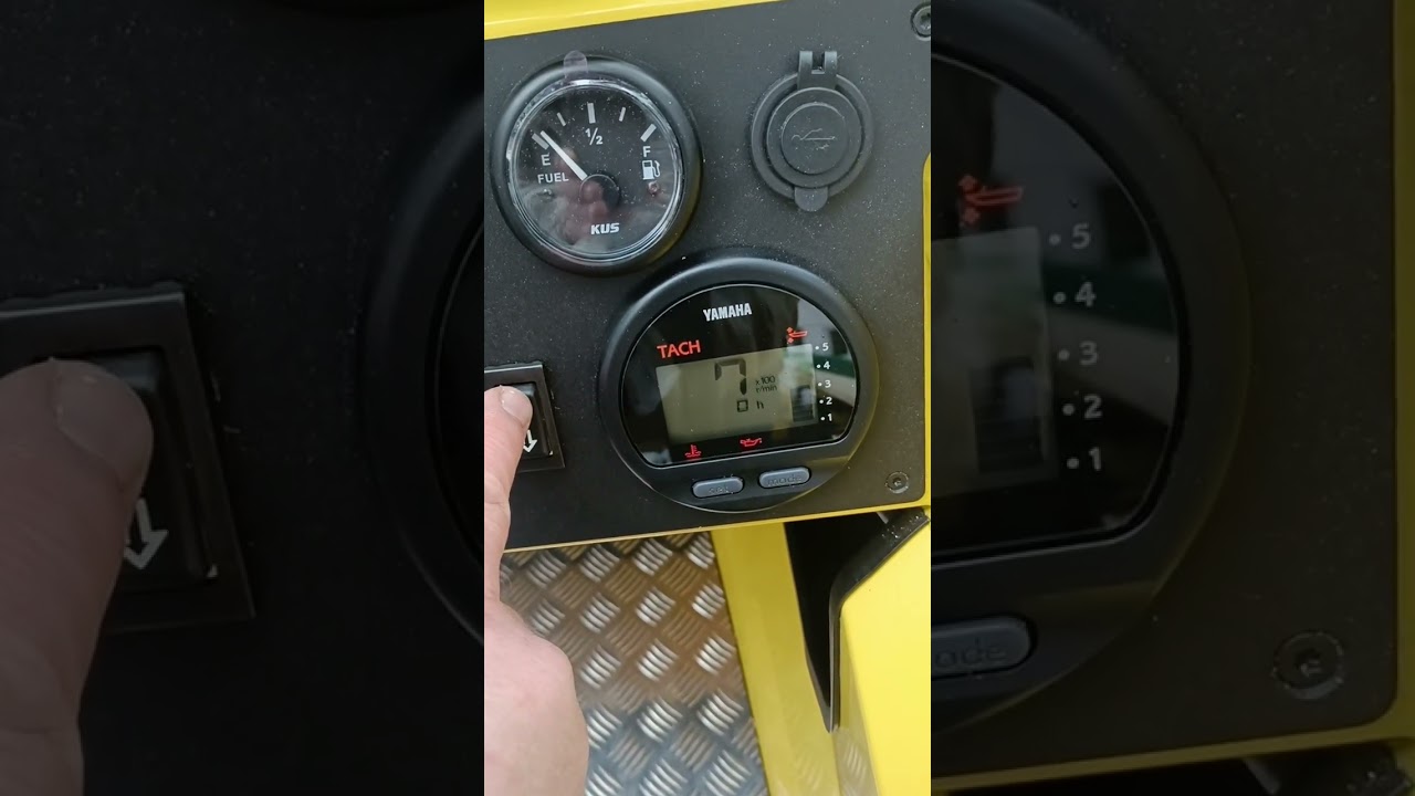 Работа Yamaha F60 в троллинговом режиме.