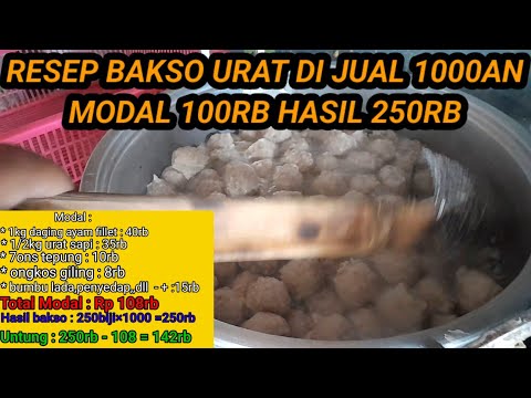 Resep Bakso Urat Jumbo