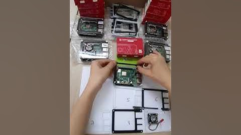 Các bước lắp vỏ Mica cho Raspberry Pi 4