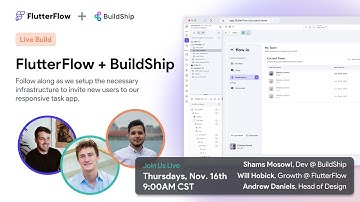 Live Build: FlutterFlow + BuildShip