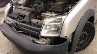 How To Remove The Front Bumper And Headlight On A 2004 Ford Transit Connect