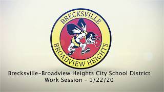 BBHCSD January 22, 2020 Board Meeting and Work Session