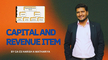 Capital and Revenue Item