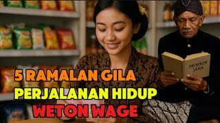 Download Lagu BAKAL SUGIH‼️ 5 RAMALAN PERJALANAN HIDUP WETON WAGE MP3