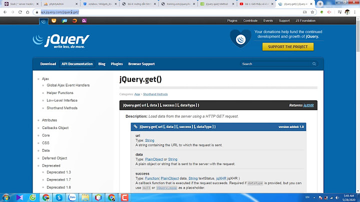 Hướng dẫn ajax in php jquery - ajax trong php jquery