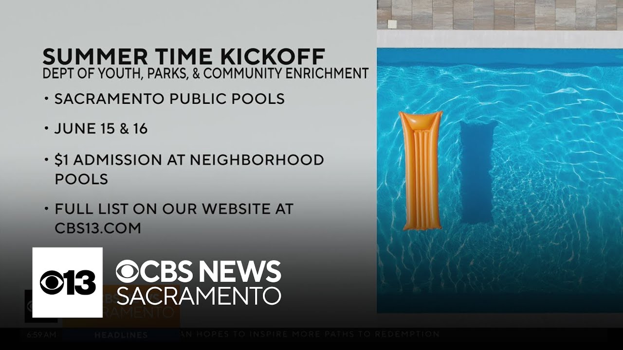Sacramento summer time pool kickoff special