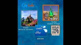 Get your hands on the exclusive Combo offer of Dubai Miracle Garden and Global Village !