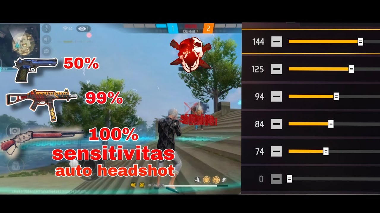 Senaivitas ff auto headshot terbaru 2025 #freefire 