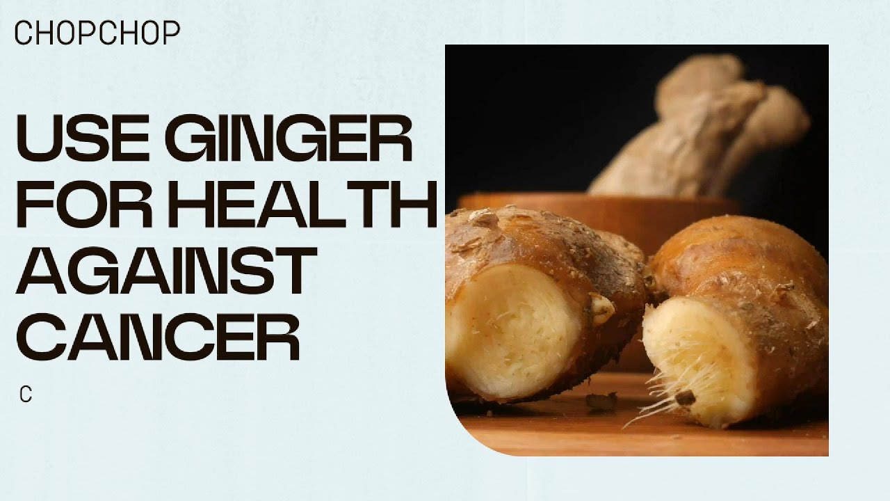 how ginger can be a part of skin cancer treatments