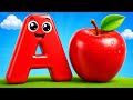 🍎 Quick ABC Learning | ABC Phonics Song for Toddlers & Preschoolers