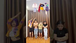 Kpop Demon Hunters Outfit challenge😎 #kpopdemonhunters #rumi #jinu #reallife #funny