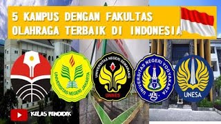 5 KAMPUS DENGAN FAKULTAS OLAHRAGA TERBAIK DI INDONESIA! KEREN!!!