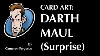 Card Art: Darth Maul Surprise