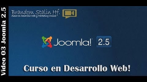 03 Curso de Joomla 2.5: Instalación de Joomla Servidor Local - PC