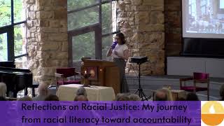 "Reflections on Racial Justice " Bethany Rittle-Johnson