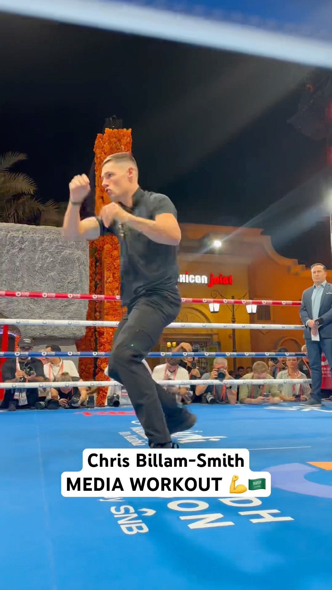 Chris Billam-Smith Media Workout Ahead of Zurdo Fight Night ???