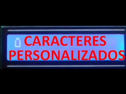 CGRAM CREANDO CARACTERES PERSONALIZADOS CAPT 12 PARTE 27