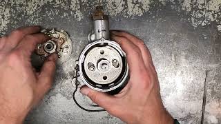 47 Ford Flathead V8 Distributor - Change Points - Set Timing