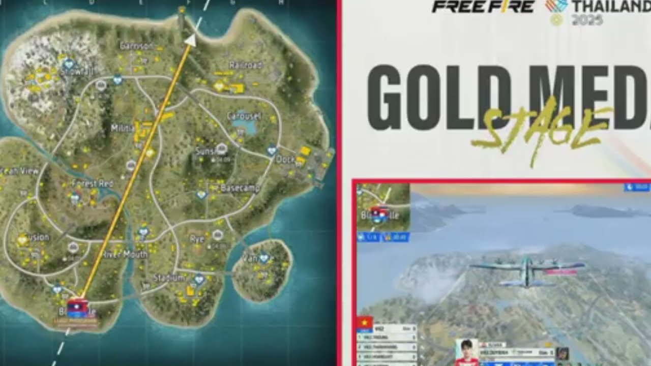 INDO SEAGAMES 2025 GAME ke-5!! GOLD MEDAL STAGE - FREE FIRE 