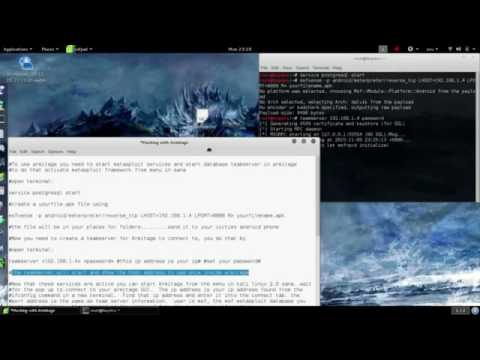 Android Phone Exploit using Armitage & Kali Linux 2 0
