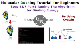 Molecular Docking | Step-6 & 7 Part-1 | Runing Algorithm for Binding Energy | Binding Affinity