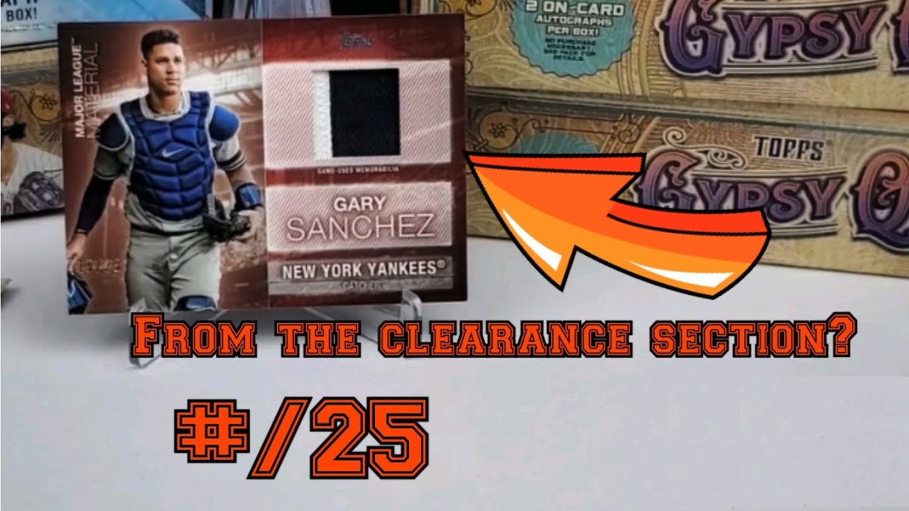 Walmart Clearance Baseball cards (Topps 2018, Topps 2020) Gypsy Queen