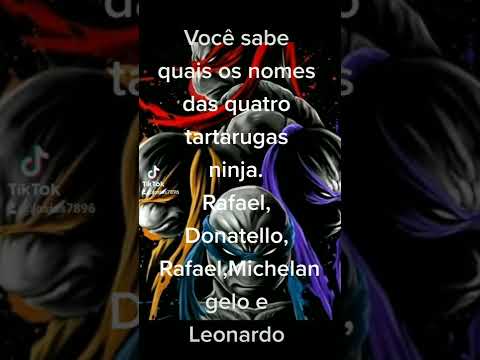 Conheça os nomes das quatro tartarugas ninja