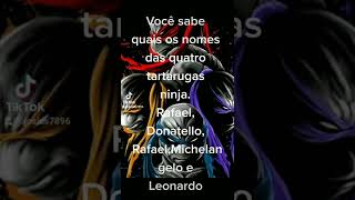 Conheça Os Nomes Das Quatro Tartarugas Ninja
