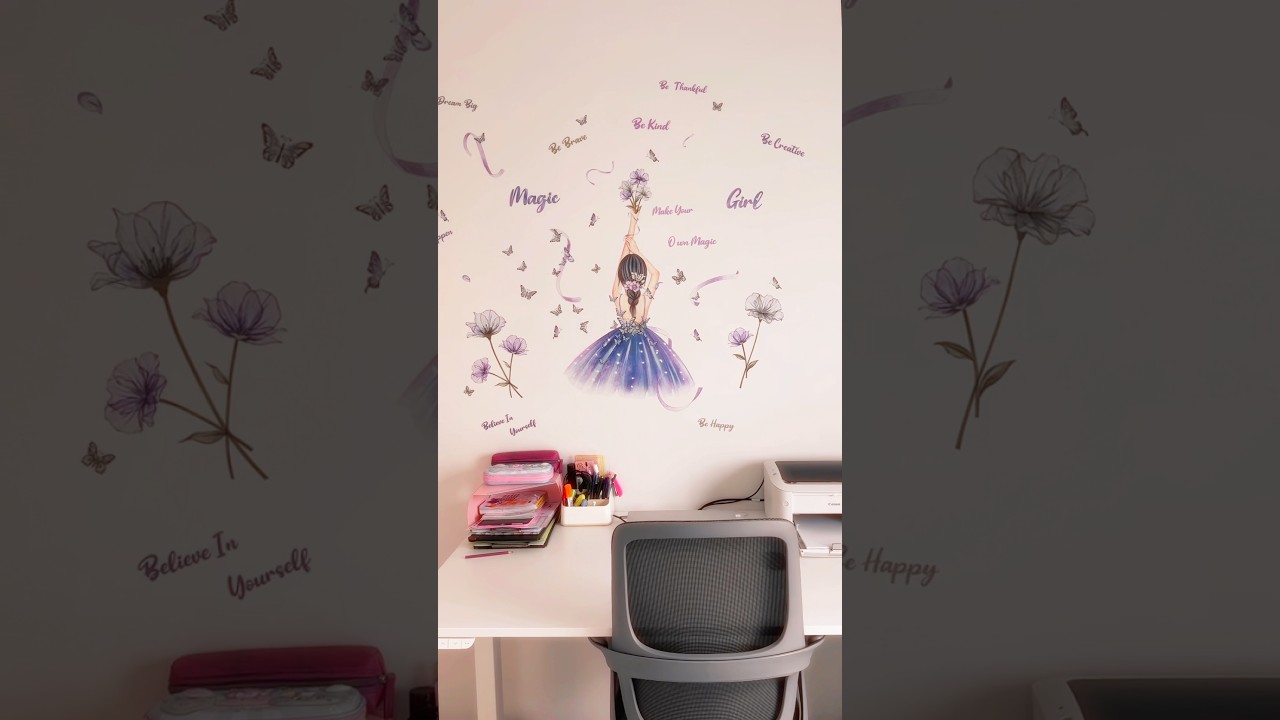 Классные наклейки на стену. decorate the room with stickers. 