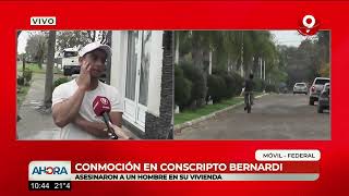 Conmoción en Conscripto Bernardi por el crimen de un hombre: los vecinos