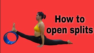Hip opening and side split with wheel ( intermediate to advance level)