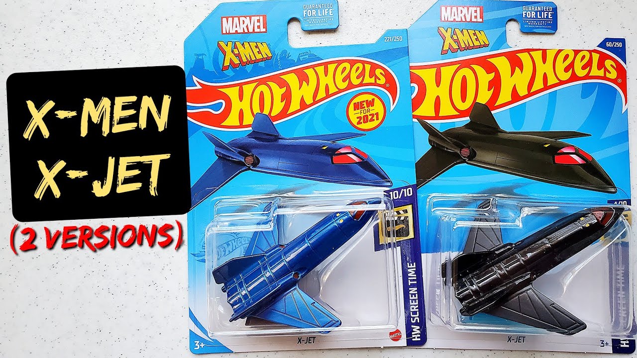 Hot Wheels Marvel XMen XJet 2 Versions Which Do You Like? YouTube