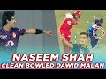 Naseem Shah Clean Bowled Dawid Malan Twice in PSL So Far in 2020 &amp; 2024 | HBL PSL | M1Z2A