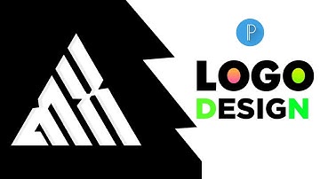 M+X Logo Design tutorial - triangle logo - Tech Pencil