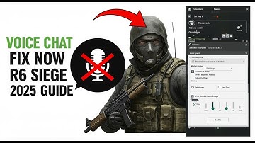 HOW TO FIX VOICE CHAT ON RAINBOW SIX SIEGE NOT WORKING 2025! (FULL GUIDE)