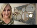 How I created my crushed glass and resin mirror!