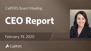 CEO Report | February 19, 2020