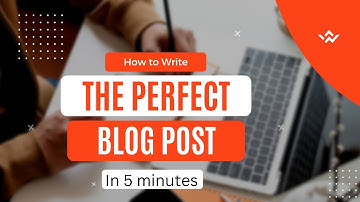 Write A Blog Post In 10 Minutes With AI 100% Free