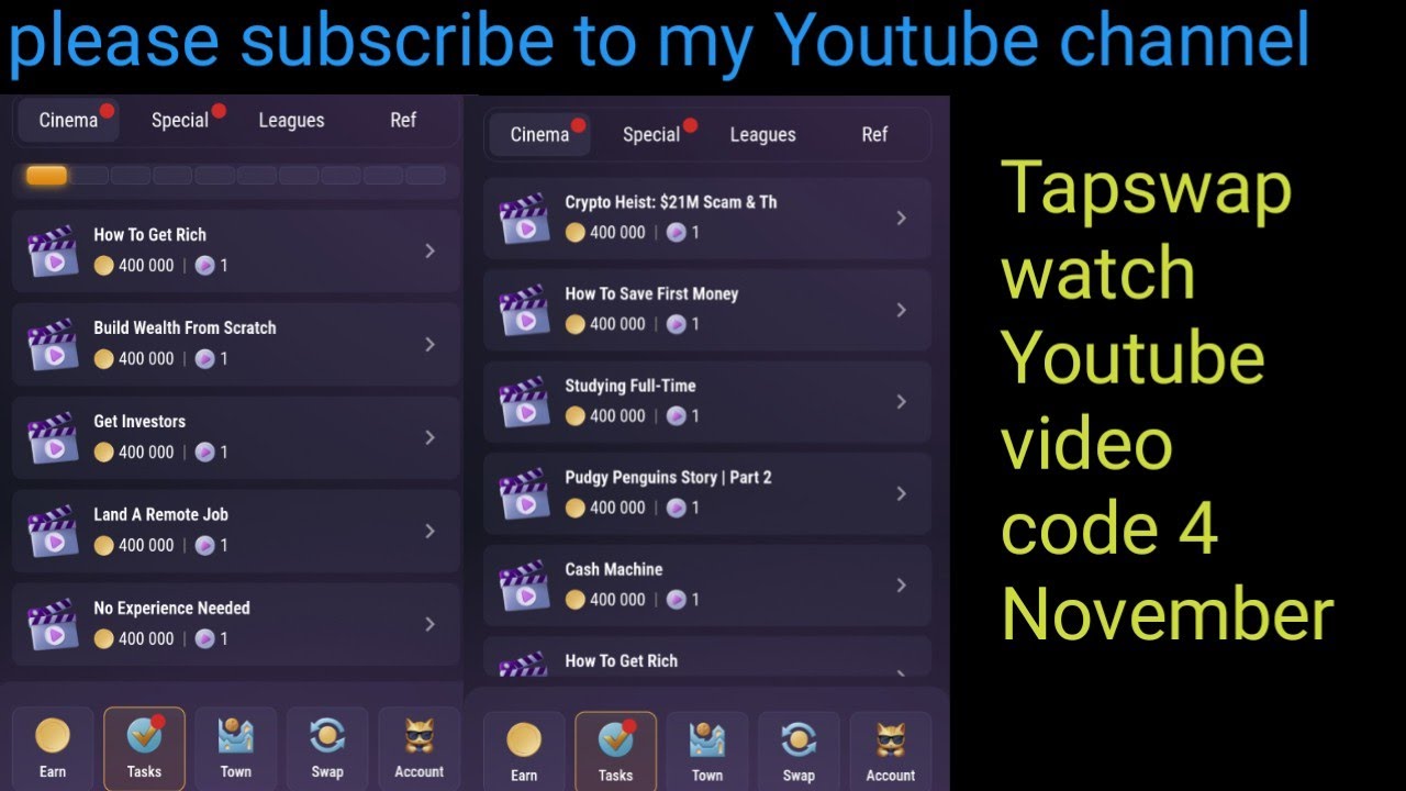 Crypto Heist: $21M Scam & the Celebrity Stepson Behind It! | Tapswap 4 November 10 Video Code Today