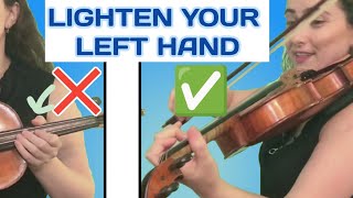 Breaking the Grip: 5+ Strategies to Lighten Your Left Hand for Effortless Playing How To Position Your Left Hand Violin Lessons
