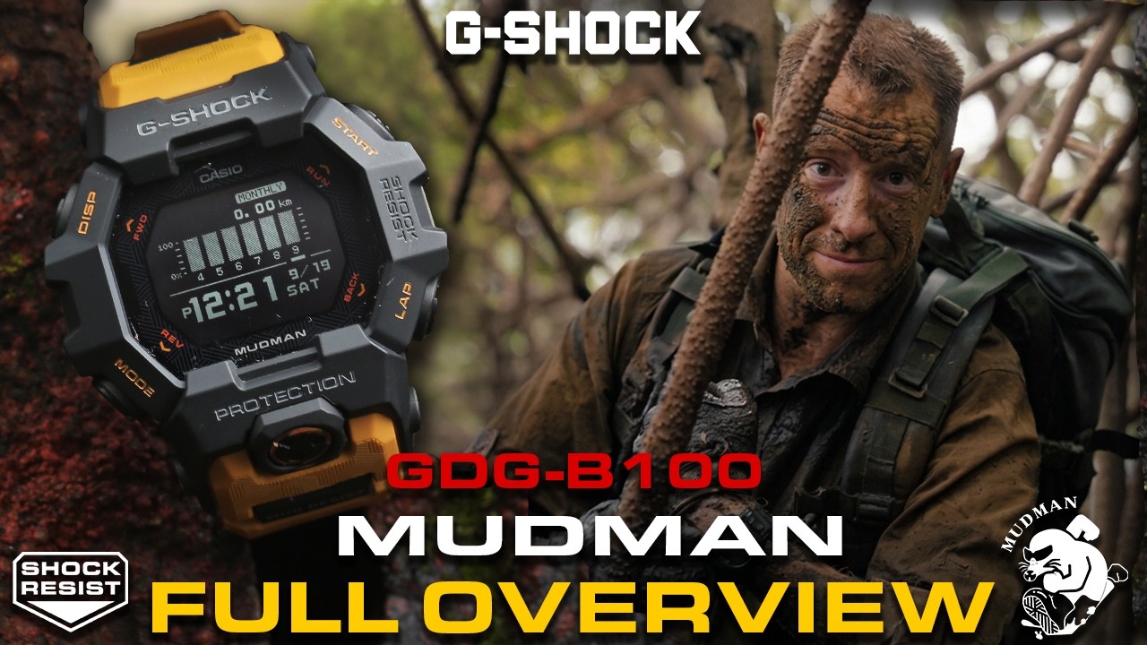 G-SHOCK | MUDMAN | GDG-B100 | CASIO