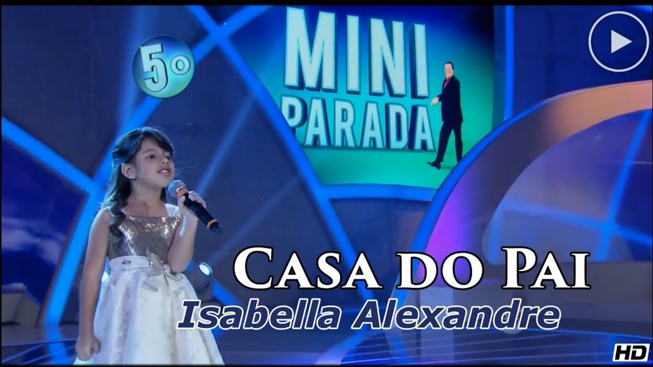 Casa do Pai - Isabella Alexandre | (Aline Barros) — Programa Raul Gil - SBT