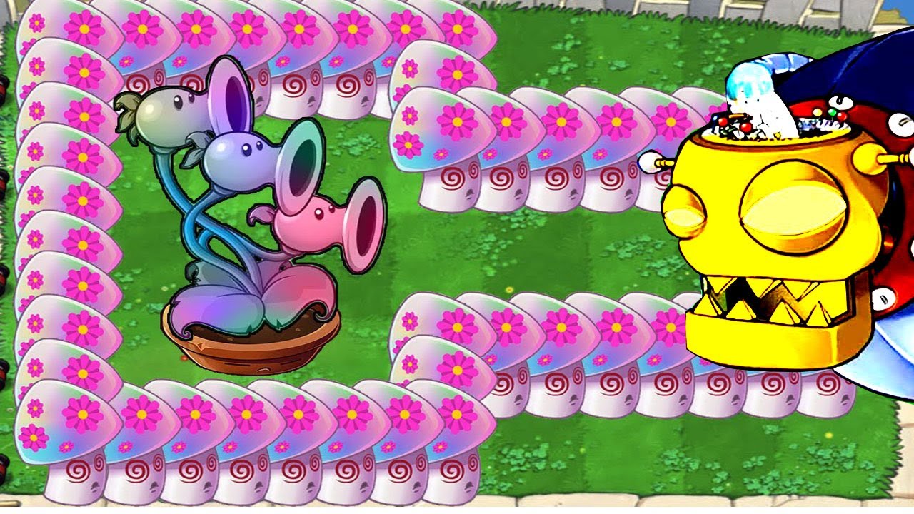 All Hypno Pea Vs Hypno Cattail Vs 999 Gargantuar Vs Dr Zomboss Plants ...